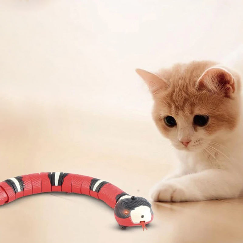Smart Sensing Snake Cat Toy